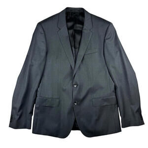 Hugo Boss Hayes_cyl Super 120's Wool Slim Fit Blazer Jacket Grey Size US 42 R